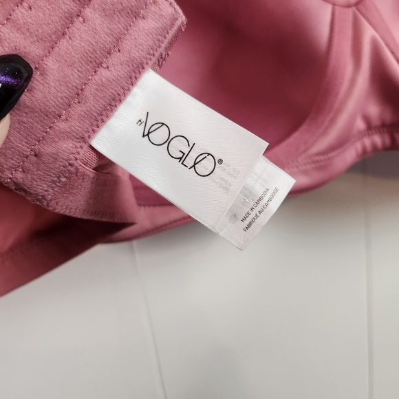 Penningtons TiVoglio Pink Lace Wireless Wire Free Bra 40B Lightly Lined Comfort - Picture 4 of 5